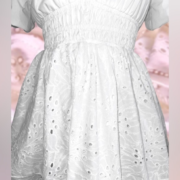 NWT Lilly Pulitzer Axelle Eyelet romper Sz 6 - Picture 4 of 5